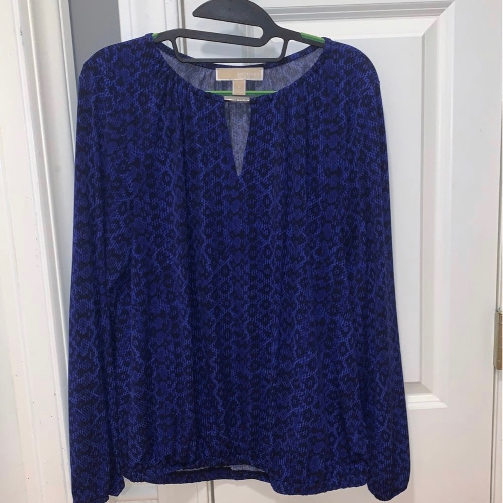 MICHAEL KORS LEOPARD PRINT TOP - SIZE M